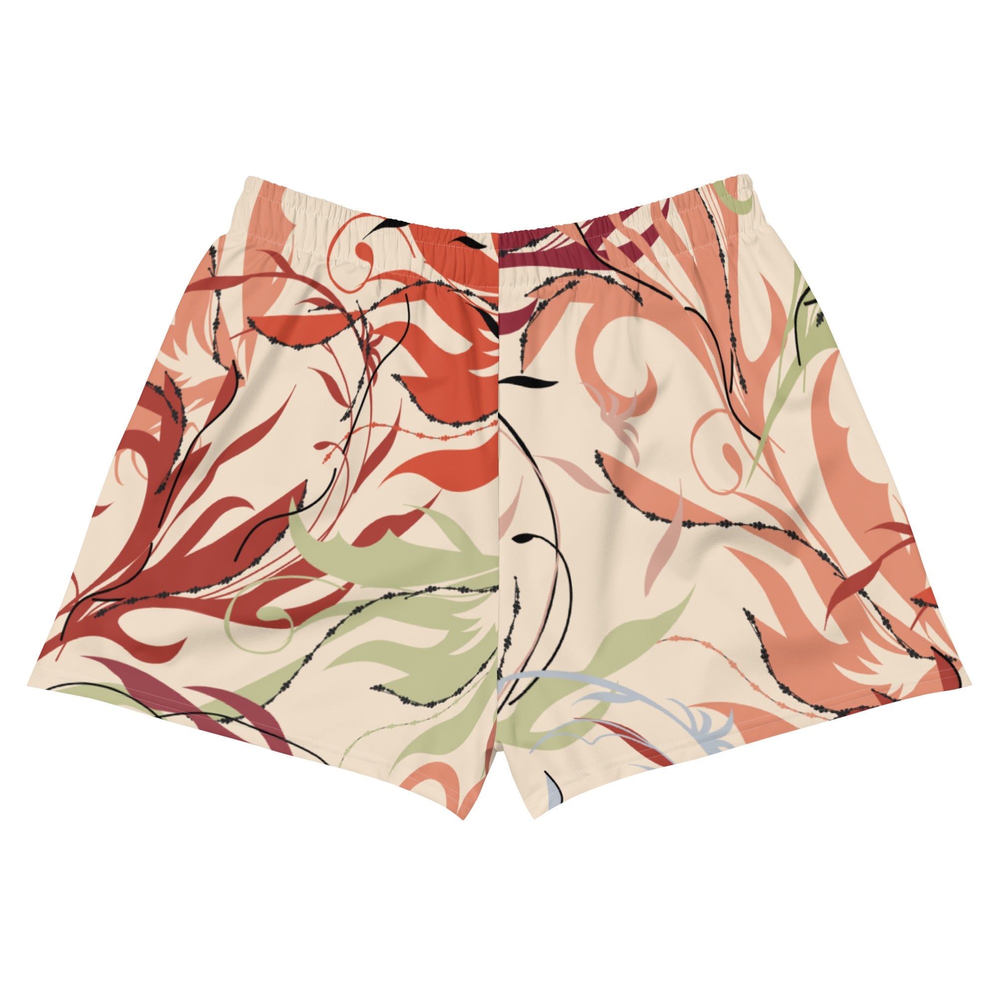 Recycelte Sport-Shorts für Damen florales Muster - earlyfish